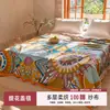 Nueva Manta Toalla de Comercio Exterior, Sábana Estampada, Colcha de Verano 100% Algodón, Manta para Sofá, Manta Suave y Amigable con la Piel para Aire Acondicionado, Gasa de Algodón Puro