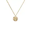 Collar con Anillo Rotatorio Ojo de Gato Incrustado de Diamantes, Moda Coreana, Versátil, Lujo Ligero, Diseño de Nicho, Cadena para Clavícula para Mujer