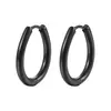 Pendientes de acero inoxidable con hebilla de oreja de forma geométrica transfronteriza, de moda, con forma de estrella de cinco puntas, corazón de melocotón, polígono cuadrado, de acero de titanio