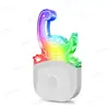 Luz Noturna Plug-in Gy080 Modelo Dinossauro em Acrílico Luz Noturna com Sensor Criativa para Quarto Infantil ao Lado da Cama