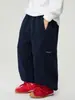 Pantalones Curvos Cómodos Versátiles Elegantes Nuevos de Invierno 2025 para Niños, Pantalones Deportivos Gruesos Forrados de Felpa