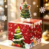 Caja de dinero temática roja de Navidad, una caja de dinero sorpresa festiva para Navidad, una caja de regalo creativa para las fiestas, un imprescindible para las fiestas