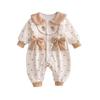 Roupas de Bebê, Macacões de Outono, Lua Cheia e 100 Dias do Bebê, Roupões Dupla Camada Estilo Princesa Super Fofos, Roupas para Passeio de Primavera e Outono