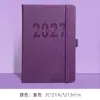 Planejador 2027 em estoque transfronteiriço, agenda em inglês, livro de registro de eficiência de trabalho, livro de calendário anual, livro com encadernação de tira, atacado