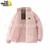 Tendencia Americana Chaqueta de Algodón con Relleno de Grafeno para Hombre Cuello Alto Engrosado Cortavientos Cálida Ropa de Algodón Ropa de Invierno para Pareja