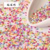 Estrela floco de neve redondo glitter pequenas lantejoulas DIY contas epóxi Cristal lama enchimento decorativo acessórios de material artesanal