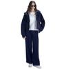 Chaqueta Deportiva de Estilo Nuevo con Capucha y Forro Polar, Holgada, para Mujer, Cuello Alto, Sudadera Gruesa Elástica para Fitness, Running, Sudoración, Ropa de Fitness