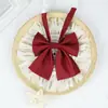Rojo Azul Dorado Rayas Rojas Corbata de Moño Versátil para Todas las Ocasiones Collar Estilo Japonés para Mujer Flor Cuello Estilo Universitario Foto de Graduación Uniforme Académico Uniforme Escolar Estilo Universitario