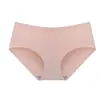 Explotaciones transfronterizas una pieza sin costuras talla grande seda de hielo ropa interior para mujer color liso cintura cómoda transpirables calzones 810