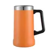 Caneca Térmica de Aço Inoxidável Dupla Camada Amazon 304 com Alça a Vácuo Caneca de Cerveja Brasileira Grande Capacidade Isolada Venda Quente Transfronteiriça