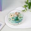 Velas perfumadas em forma de concha em estoque com decorações de lantejoulas com tema oceânico, disponíveis em 6 aromas, velas de cera de soja para ambiente