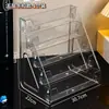 Soporte de Exhibición de Acrílico con Múltiples Niveles para Tarjetas, Papel de Arte y Mercancía