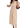 Estilo europeo de alta gama lujo ligero elegante socialité lujo socialité traje de alta calidad vestido sin mangas mujer verano