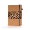 Exclusivo transfronterizo A5 corcho creativo imitación cuero pu protección ambiental paja de trigo costura negocio oficina cuaderno estuche de regalo