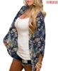 Comércio exterior Europa e Estados Unidos na primavera e no verão xale de praia estampado feminino blusa protetor solar XX0145