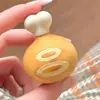 Juguete de Calabaza Pequeña con Forma de Pata de Pollo Linda para Alivio del Estrés, Juguete de Calabaza Pequeño Portátil y Creativo