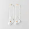Calcetines para Bebé, Estilo Verano Ultra Delgados, Calcetines Hasta la Rodilla para Recién Nacidos, Sin Costuras, Transpirables, Climatizados, Calcetines Antimosquitos para Bebés