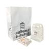 Bolsa de embalaje de sándwich de fábrica, papel kraft, embalaje desechable para llevar, doble apertura, clip para carne, tostada a prueba de aceite
