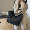 Bolso de Hombro Retro de Gran Capacidad con Patrón Lichi para Mujer 2024 Nuevo Transfronterizo de Alta Gama Sencillo para Trabajo y Desplazamientos