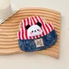 Ropa para Perros Primavera y Verano Arnés de Mezclilla con Oso Correa Correa para Teddy Bichon Sombrero de Sol Correa para Paseo de Gato Mascota