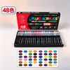 Conjunto de Canetas Marcadoras Acrílicas Líquidas Atacado Direto Transfronteiriço com 120 Cores 168 Cores com Caixas Vermelhas e Pretas, Canetas de Aquarela com Ponta Macia, Conjunto de Canetas para Graffiti