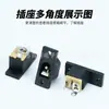 Con Panel Dc-019 Agujero Fijo para Tornillo Enchufe 5521 Enchufe 5525 Interfaz de Enchufe Hembra para Carga de Fuente de Alimentación Dc