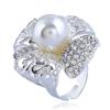 Joyería de Moda Popular Europea y Americana de Alta Calidad Anillo de Flor Hueca Anillo Abierto Exagerado para Dedo Índice Más Vendido en Aliexpress para Mujeres