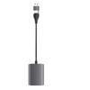 USB tipo-c Cabeça Dupla para HDMI Duplo Multi-Tela Exibição Diferente Mesma Tela Exibição Diferente Transferência HD Estação de Acoplamento Notebook Topo