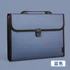 Deli 5555 bolsa organizadora para documentos A4 con 13 compartimentos, bolsa para almacenamiento de papeles de examen de facturas, multicapa, clasificada, bolsa de negocios portátil