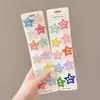Pinzas para el Cabello de Estrella Lindos Clips Pequeños de Colores Accesorios para el Cabello Pinzas Laterales para Mujer Estilo Coreano Pasadores de Estrella de Cinco Puntas Pinzas para el Flequillo Venta al por Mayor