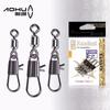 Conector de aparejos de pesca Aohu hebilla de ocho anillos de lujo conector de anillo de ocho de metal accesorios de aparejos de pesca al por mayor