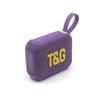 Nuevo altavoz Bluetooth TG445MINI transfronterizo, luces LED de colores, portátil para exteriores, tarjeta, TWS, audio de regalo
