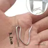 Ganchos en S de Acero Inoxidable para Cortinas, Ganchos Puntiagudos para Tela de Cortina, Ganchos Universales para Flores de Seda