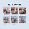 Novas Contas Magnéticas Redondas Populares com Efeito Flor de Gelo Ondulada Olho de Gato, Contas de Aço Magnético Fortes para Nail Art Olho de Gato Atacado