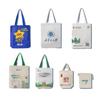 Bolsa de Lona Personalizada Espessada Grande Capacidade Bolsa de Ombro Lona Logotipo Publicitário Sacola de Compras Sacola de Algodão Lote