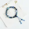Pulsera de Estrella de Mar de Cerámica Jingdezhen Nuevo Estilo Chino Joyería Pulsera de Gato Estudiante Accesorios de Puesto Tienda Boutique