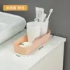 Caixa de armazenamento para armário de espelho caixa de acabamento para armário de banheiro de vaso sanitário mesa de lavatório cosméticos de mesa produtos para cuidados com a pele suporte de armazenamento para batom