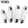 Yobis carro LED luz de leitura placa lâmpada ampla pressão 12V-24v lâmpada cerâmica ponta dupla 31mm36mm39mm41