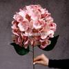 Hortensia de Simulación 3D Fabricación Pared de Flores para Boda Azul Bella Decoración Venta al por Mayor Hogar Suave Hortensia Transfronteriza