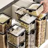 Recipiente Hermético Frutas Secas Especias Granos Refrigerador Conservación Fresca Caja de Almacenamiento Cocina Grado Alimenticio Frijoles Fideos Tarro de Almacenamiento