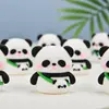 Goma de Borrar 3D Estéreo con Forma de Panda de Dibujos Animados Papelería Borradora Infantil Regalo Goma Suave de PVC Goma de Borrar No Tóxica Venta al por Mayor