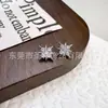 Pendientes de Aleación de Titanio F136 con Estrella de Seis Puntas Incrustada de Circonita, Clavos para Cartílago Auricular G23 Titanio Rosca Interna, Clavos para Labio, Joyería para Body Piercing
