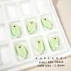 Acessórios para Joias Materiais DIY Feitos à Mão Materiais de Liga Brincos de Caroço de Maçã Pingente de Chaveiro Pulseira Colar Contas Soltas