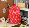 Mochila de Tela de Burbujas de Lunares para Chica Suave de Verano 2025 Mochila Simple y Elegante de Gran Capacidad para Mujer