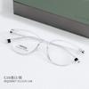 HQ20007 montura ovalada ligera moda simple lente plana viaje sin maquillaje Joker fabricantes de gafas para miopía al por mayor