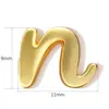 Superficie de Espejo de Cobre Nueva Transfronteriza Colgante de 26 Letras Inglesas Collar Pulsera Pendientes DIY Accesorios Simples Versátiles