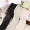 Jacquard cóncavo-convexo de un solo lado color liso borde prensado doble capa hilo de gasa cinta para el pelo accesorios para el pelo lazos cinta auxiliar