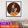 Atacado de fábrica NKF ponto cruz novo personagem menina soprando bolhas pacote de material de bordado DIY decoração de quarto pintura para pendurar