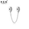 Jia Ren Liga Diamante Incrustado Corrente de Segurança DIY Coroa Espiga de Trigo Coração Pulseira com Contas Cordão de Segurança Acessórios Acessórios para Pulseira