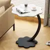 Mesa auxiliar floral para el hogar, independiente, móvil, para sala de estar, al lado del sofá, dormitorio, balcón, mesa de café simple para el ocio